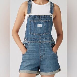 Levi's Overall Shorts XS light blue vintage look